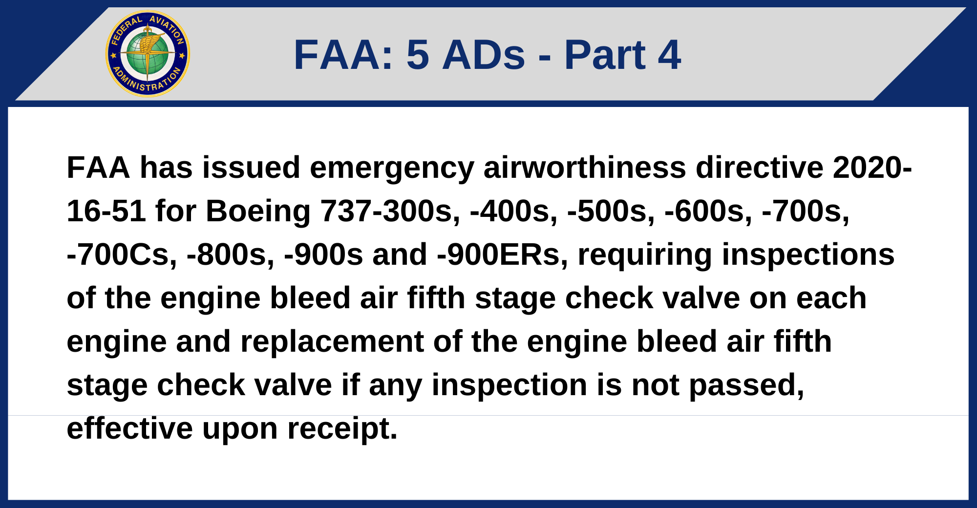 FAA - 5 ADs