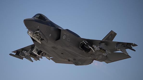 F-35A in flight
