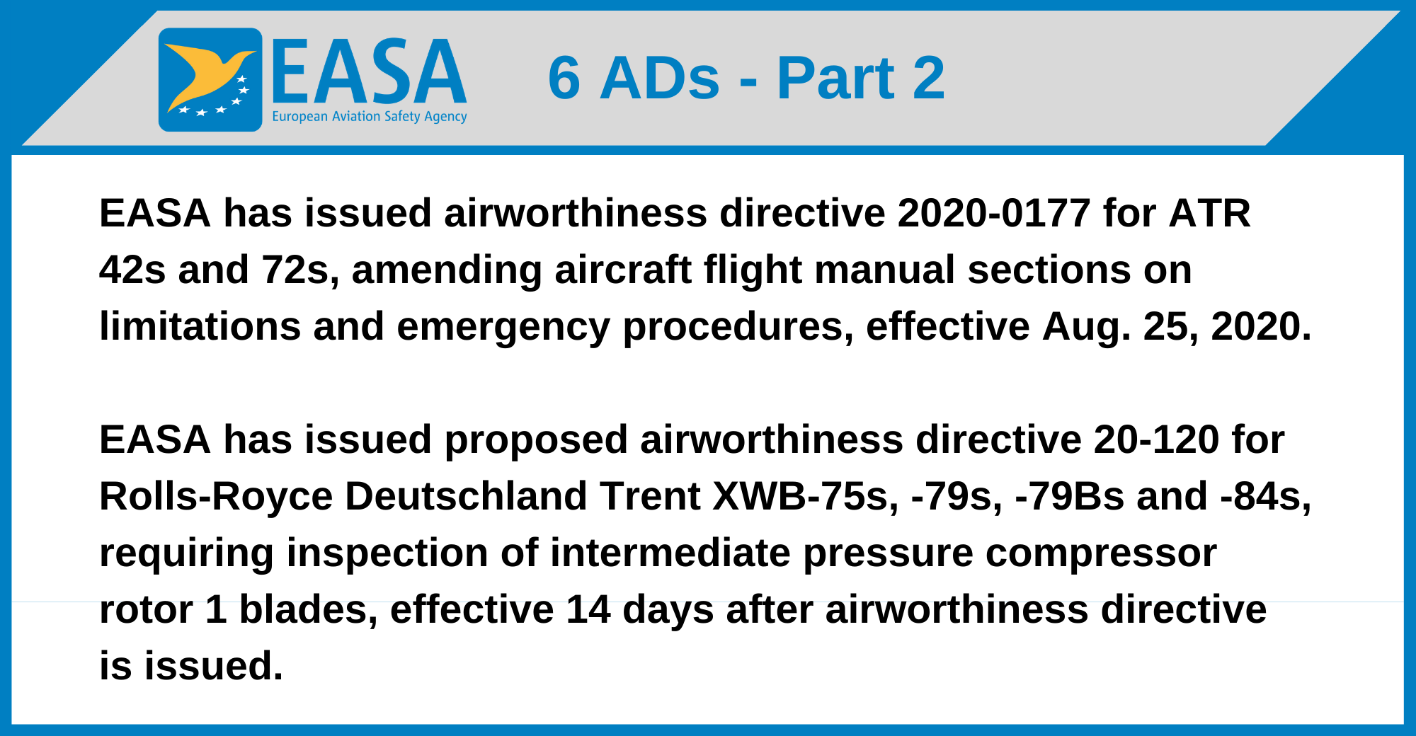 EASA - 6 ADs