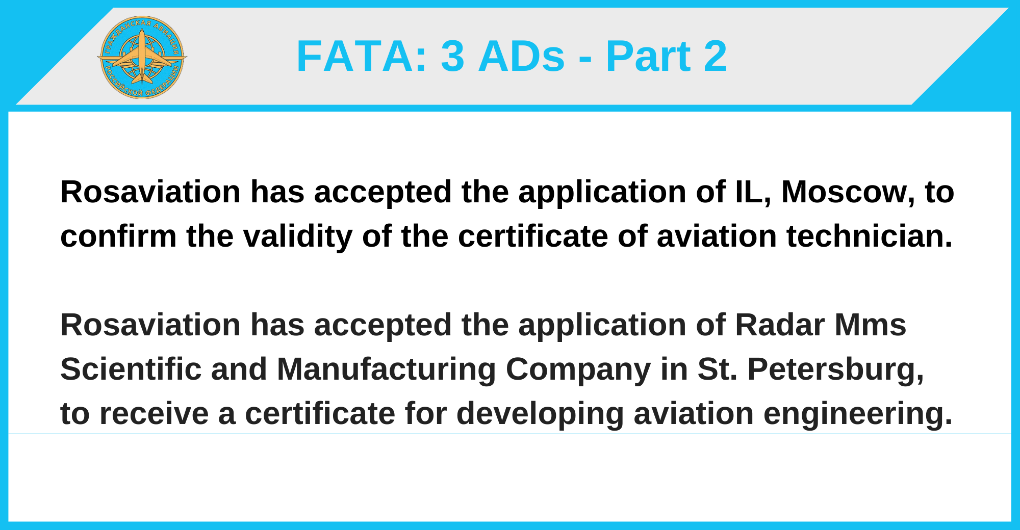 FATA - 3 ADs
