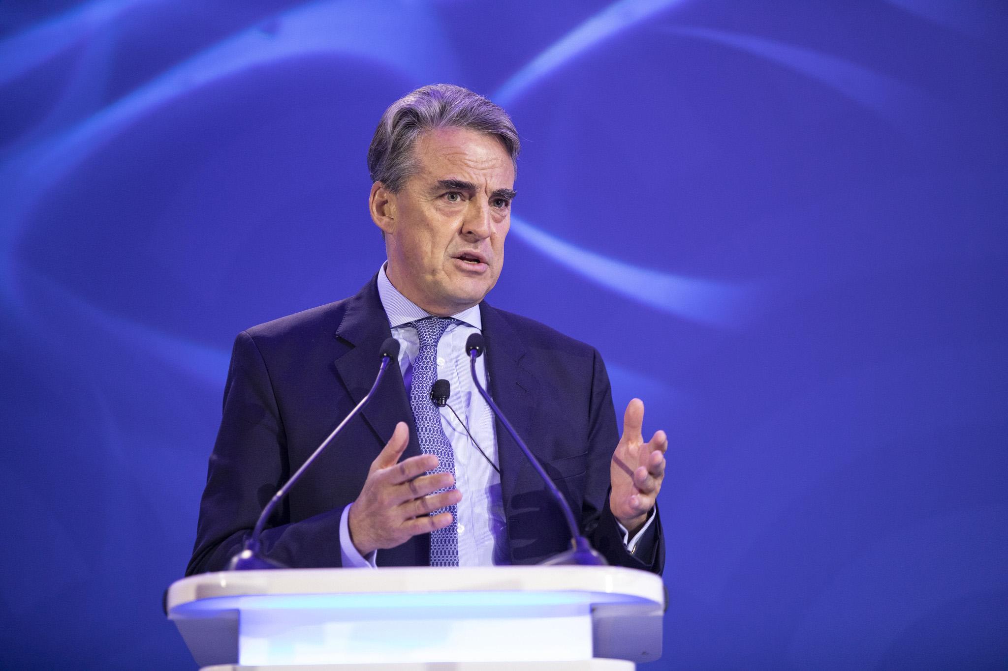IATA director general and CEO Alexandre de Juniac