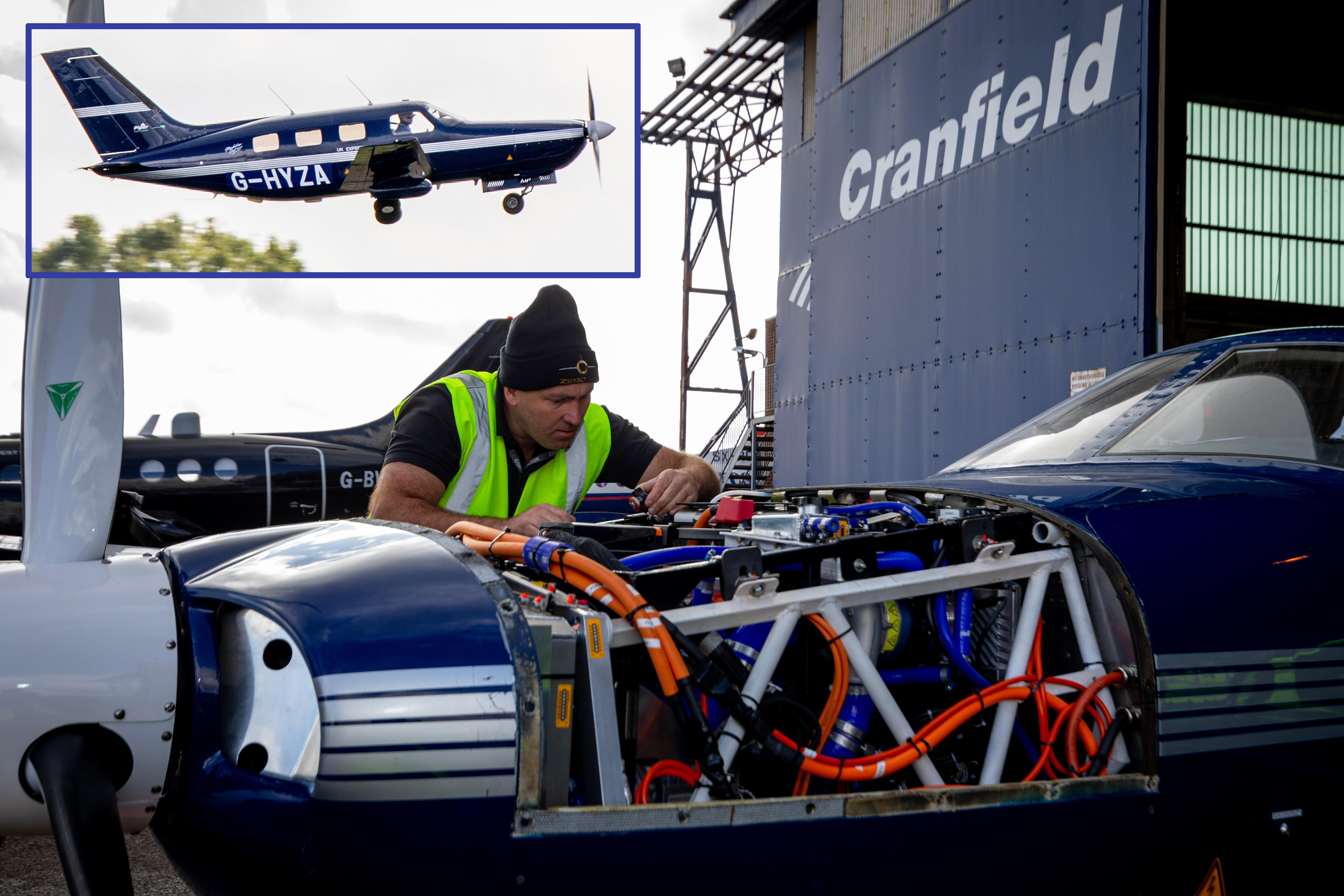 ZeroAvia’s Piper M350 testbed