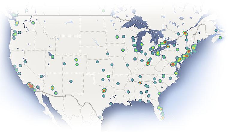 ZRG Partners heat map
