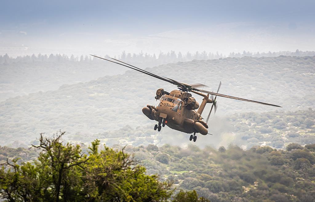 IAF Lockheed Martin CH-53 low-altitude flight training