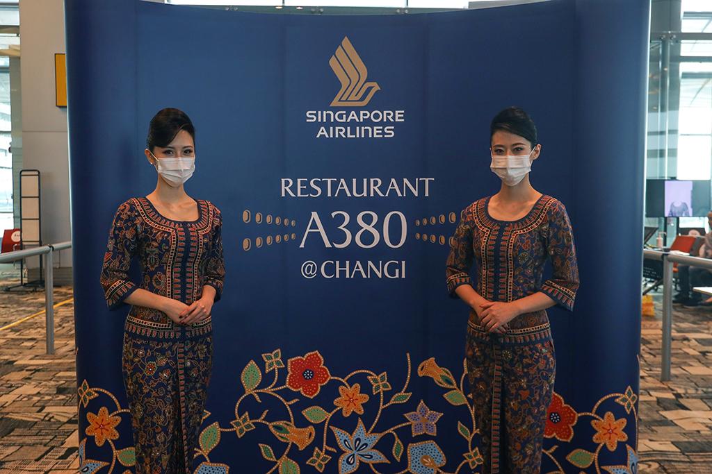 Restaurant A380 @Changi welcome ceremony