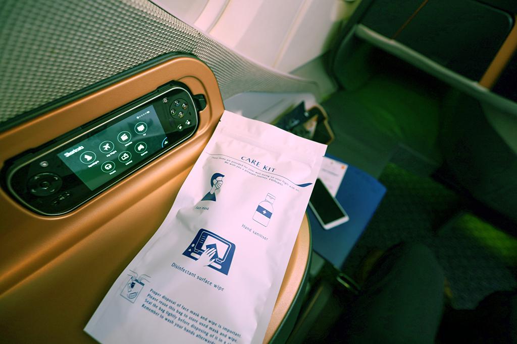 Singapore Airlines COVID-19 care kit