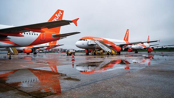 EasyJet aircraft on tarmac