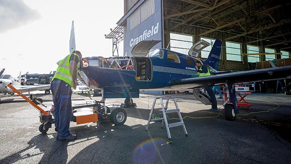 ZeroAvia’s Piper M350 testbed 