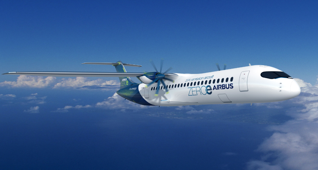 ZEROe Airbus concept aircraft