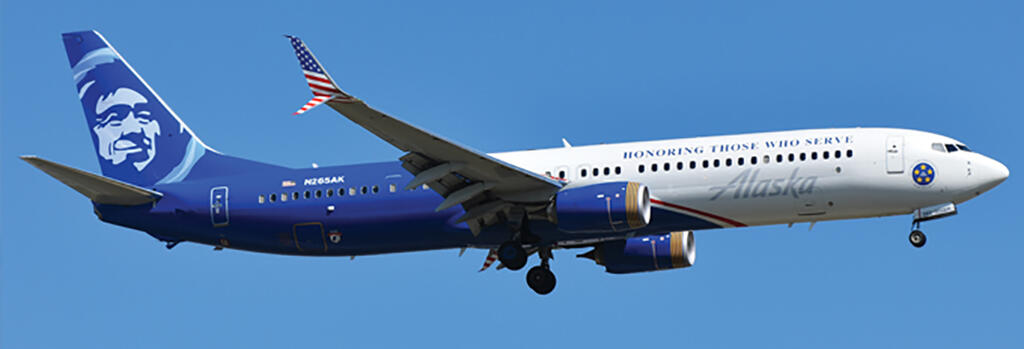 Alaska Airlines’ jet