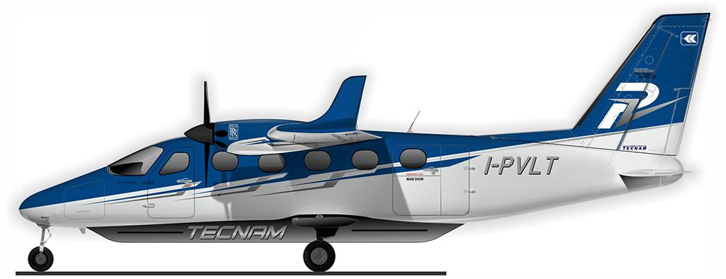 Tecnam nine-passenger, all-electric P-Volt regional aircraft