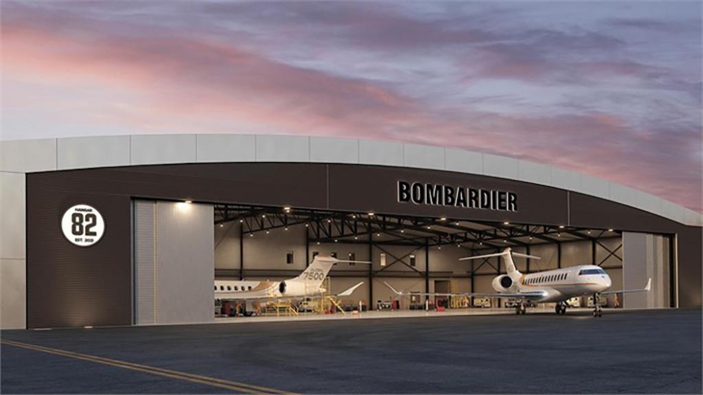 Bombardier service center Essendon Fields Airport Melbourne