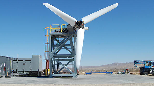 36-ft.-dia. Single Rotor Test rig