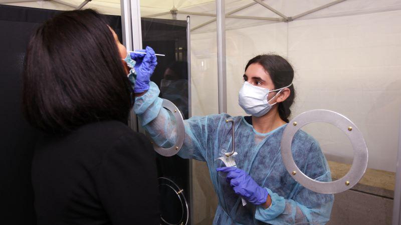 United Airlines COVID-19 testing at SFO
