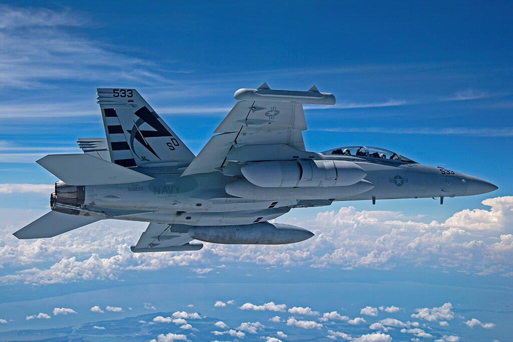 U.S. Navy Boeing EA-18G Growler test aircraft