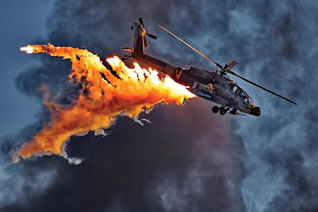 Israeli Air Force Boeing Apache helicopter