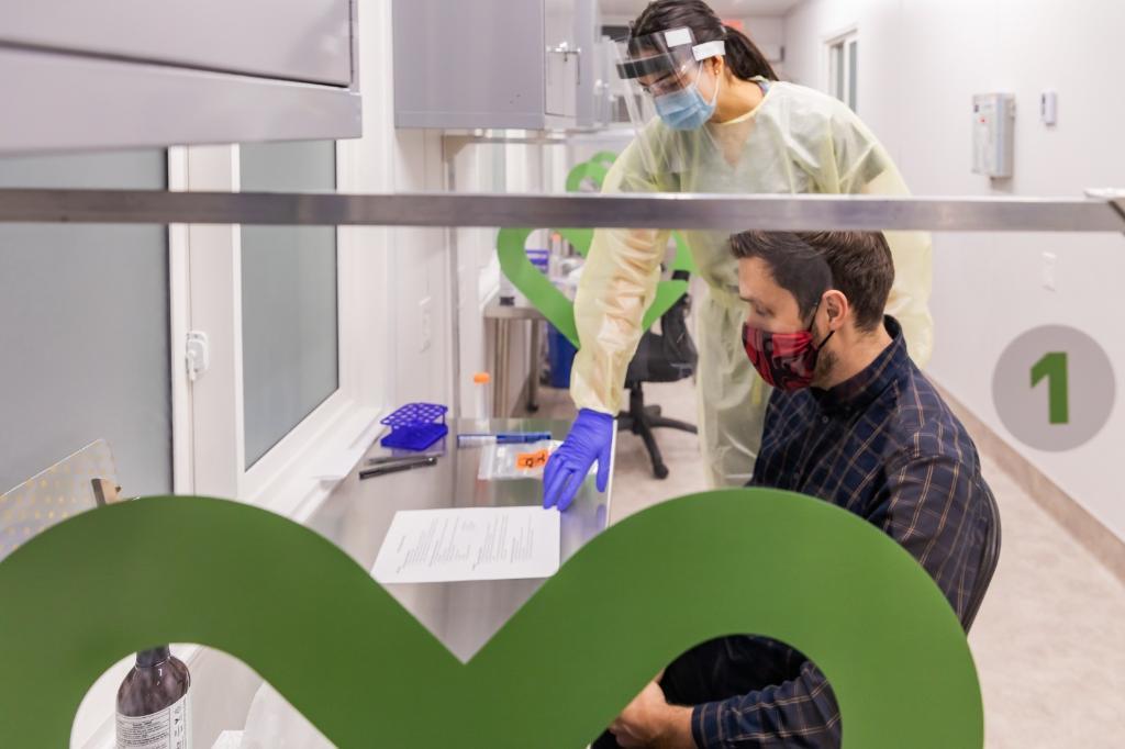 Vancouver International Airport's pre-flight COVID-19 testing  