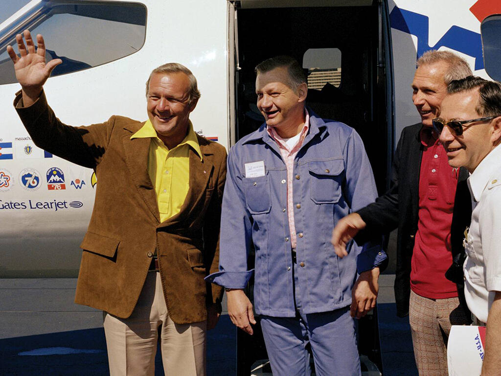 Learjet, Arnold Palmer, Jim Bir, Bill Purkey,