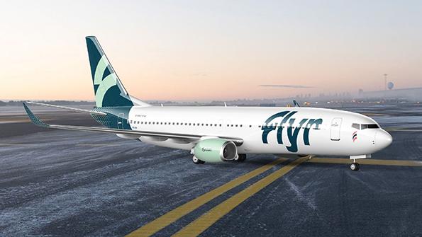 Norwegian domestic airline Flyr aircraft