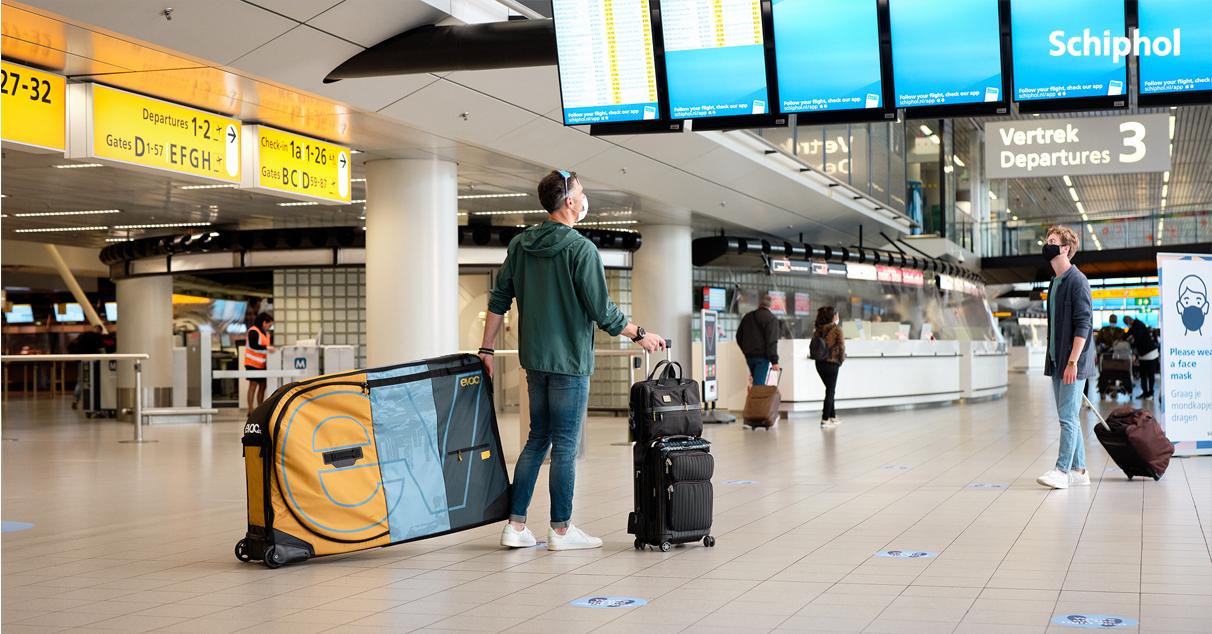 Schiphol Airport travelers