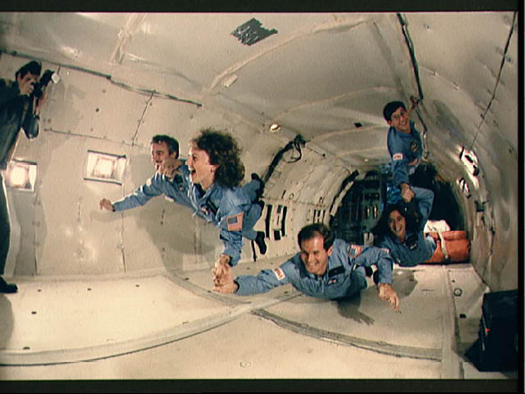 weightlessness training aboard NASA’s KC-135