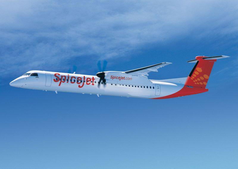 SpiceJet Q400