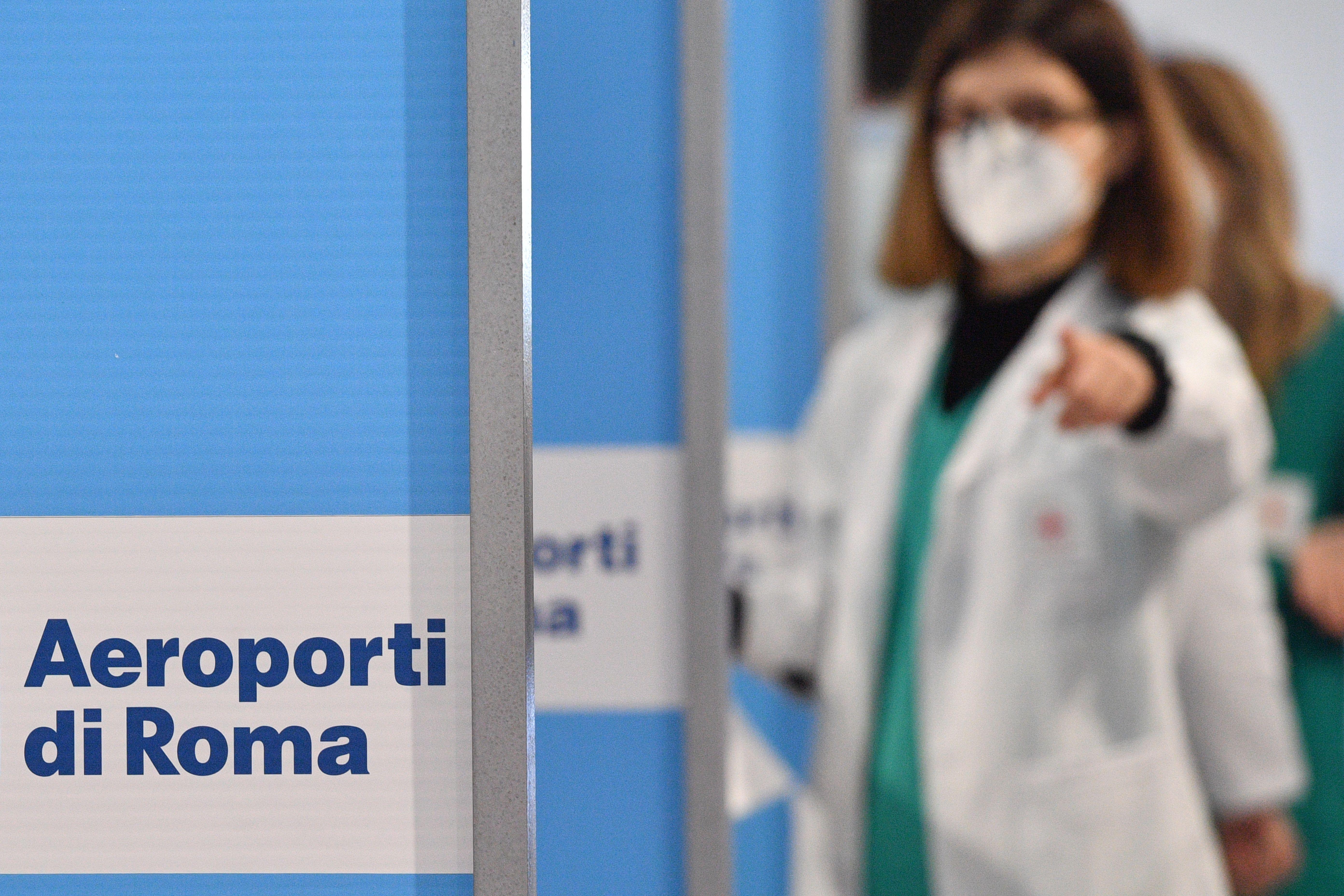 Aeoporti Di Roma vaccination center 