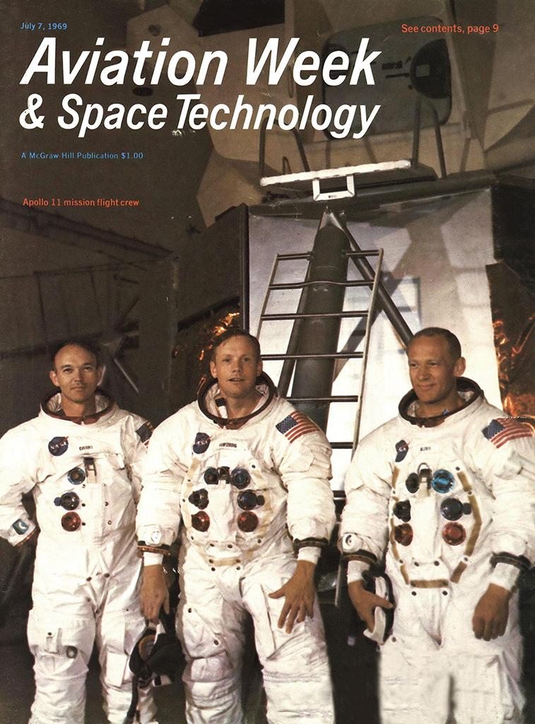 AW&amp;ST cover of Apollo 11 crew