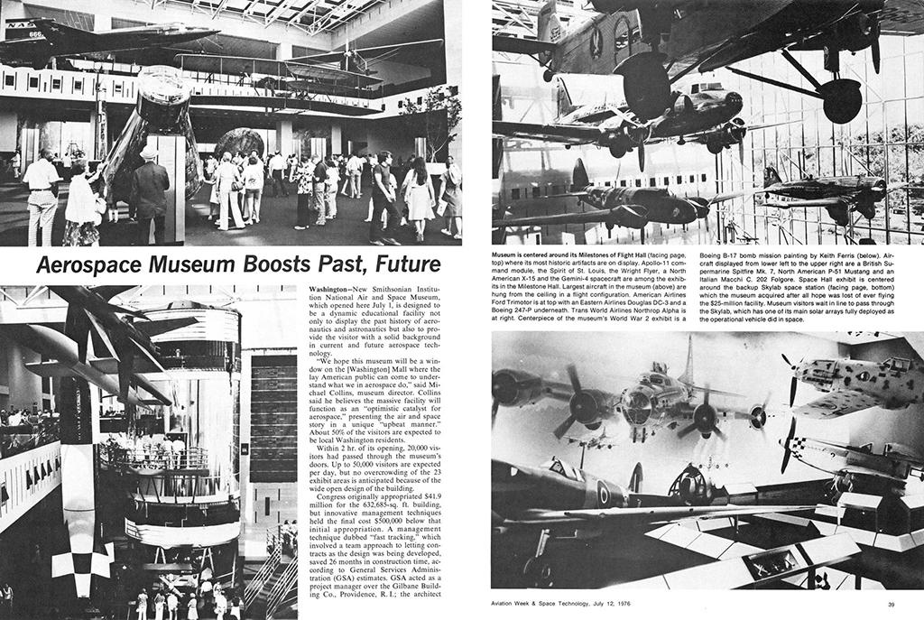 AW&amp;ST article on space museum