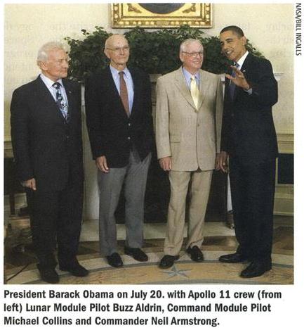 President Obama and Apollo 11 crew