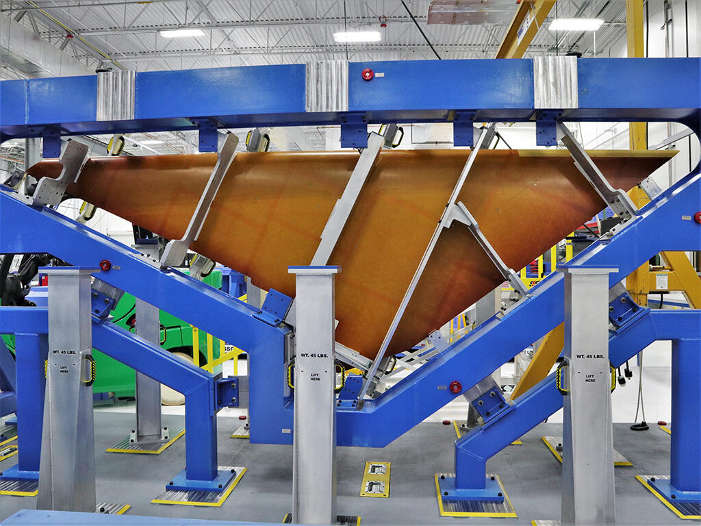 Sierra Nevada Corp. Dream Chaser installation work