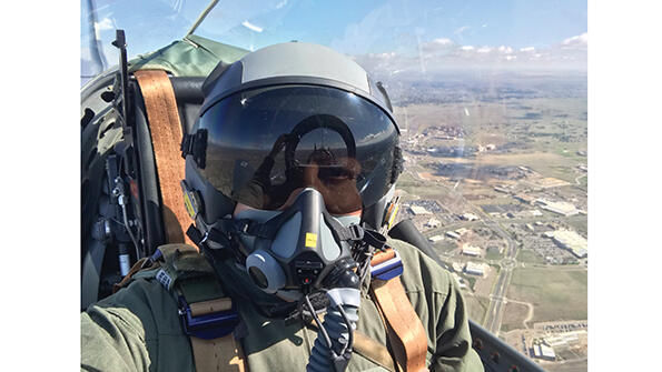 A-29 pilot Steve Trimble