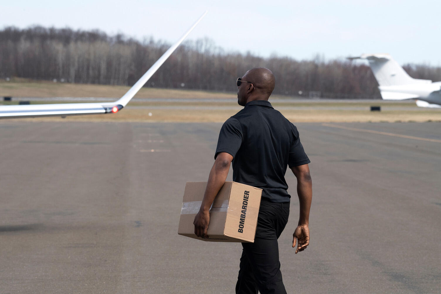 Bombardier parts delivery