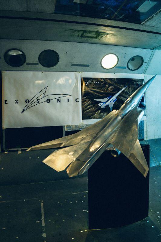 Exosonic SST in wind tunnel