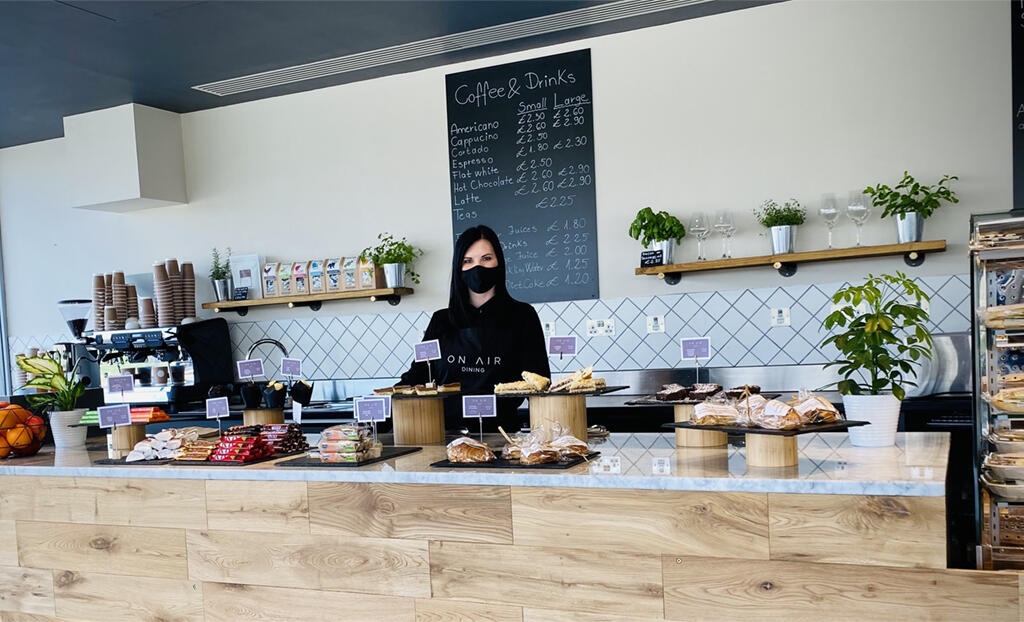 On Air Dining, Farnborough Airport cafe