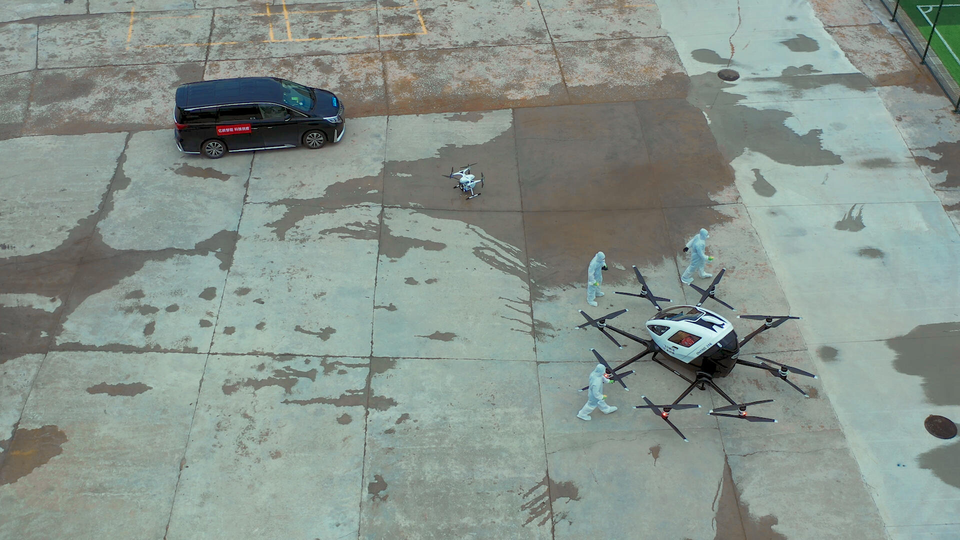 EHang emergency response eVTOLs