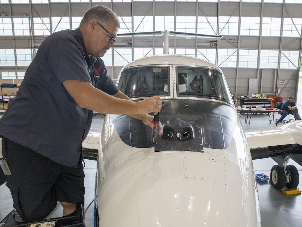 Modified King Air for X-59 Test