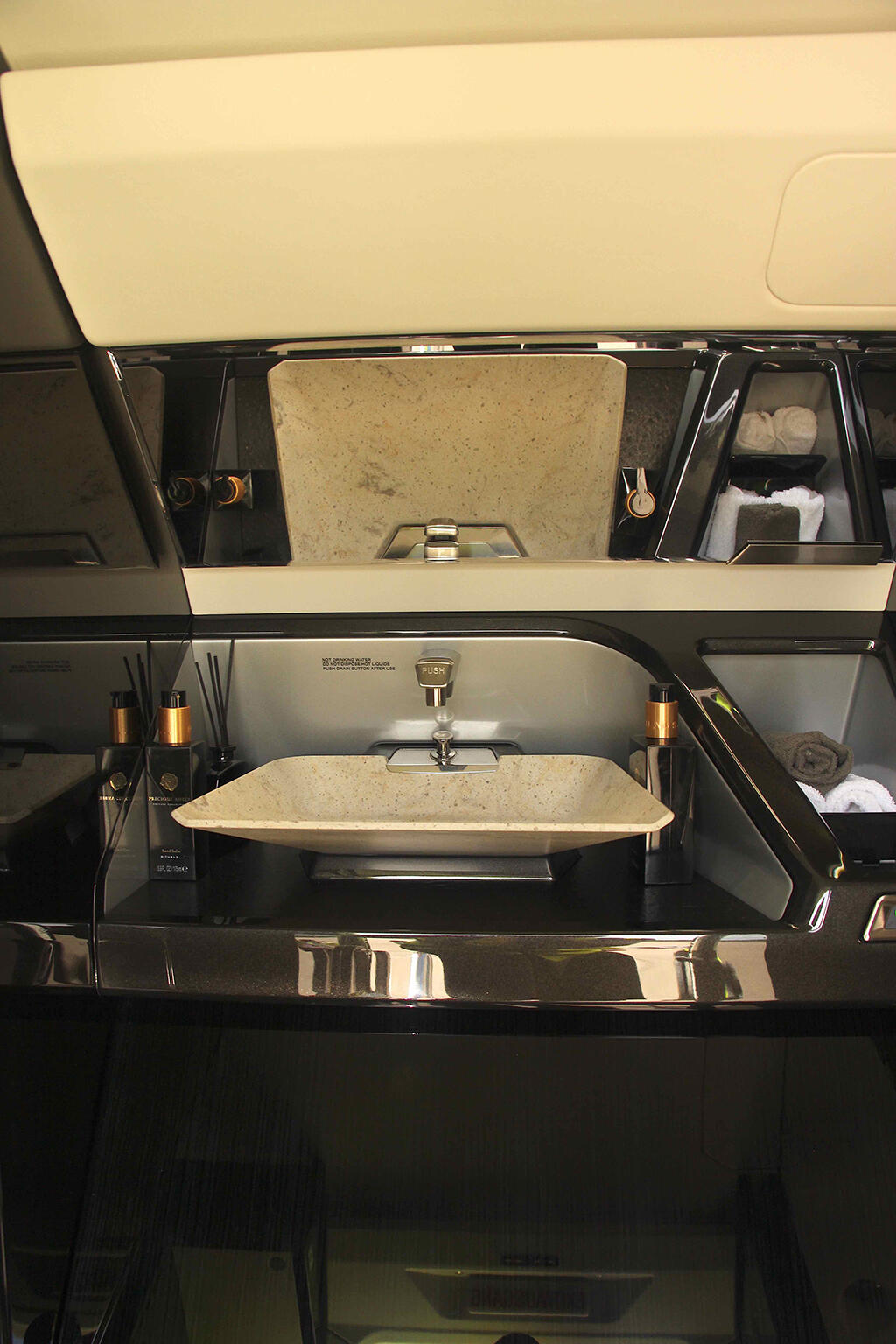 Pilatus PC24 washroom