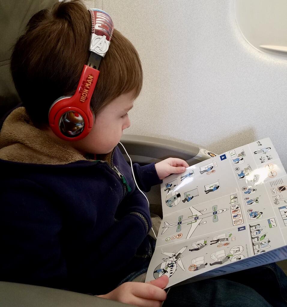 Child in passenger seat