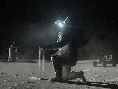 Astronaut in spacesuit