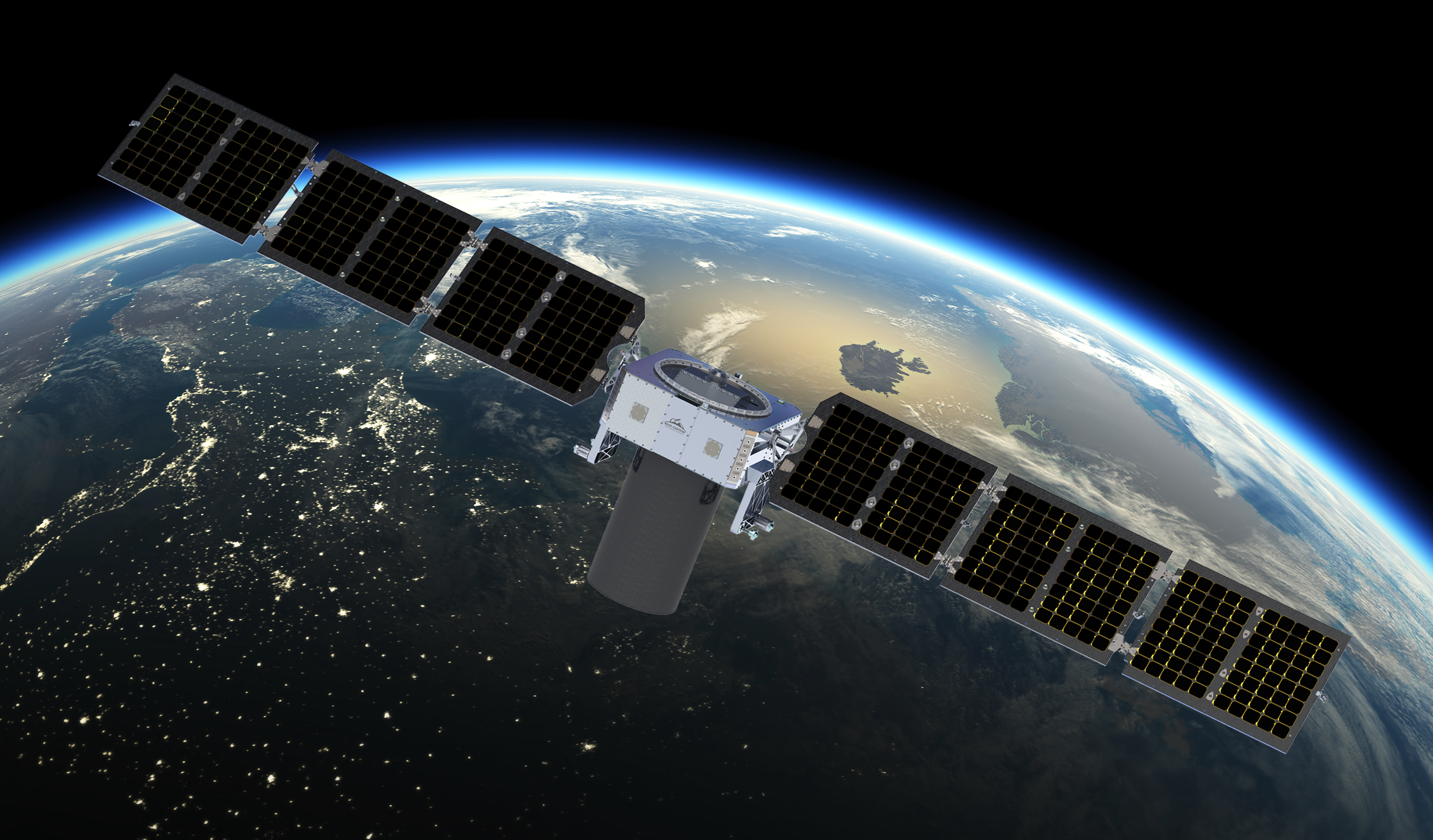 smallsat orbiting earth concept image