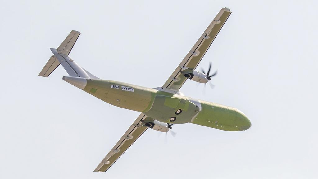 ATR aircraft in flight