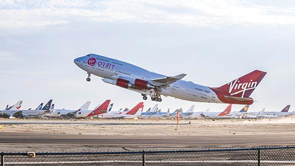 Virgin Orbit launcher aircraft