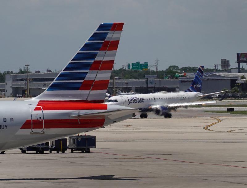 American Airlines and JetBlue