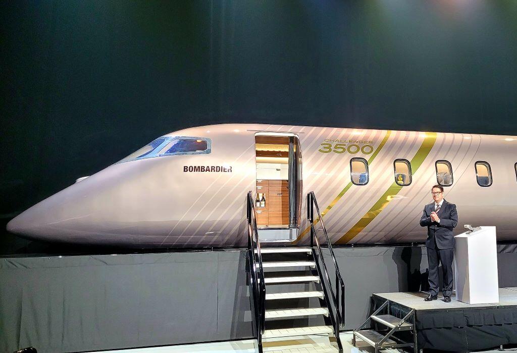 Challenger 3500 unveiling