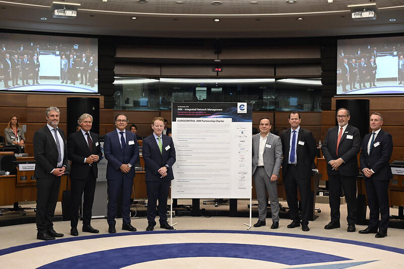 Eurocontrol iNM signing event Sept. 22, 2021