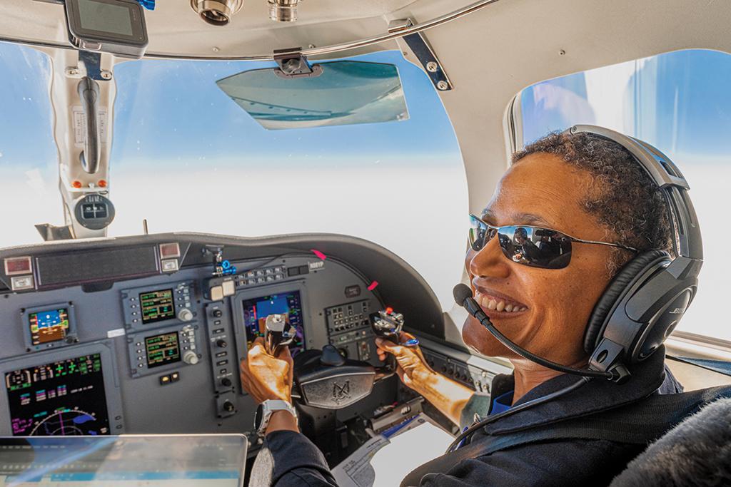 Community college professor and pilot Sian Proctor