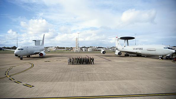 Australian Boeing E-7 and U.S. E-3A