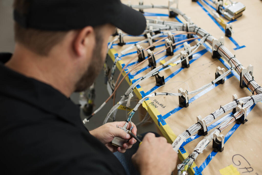 Stevens Aerospace wire shop