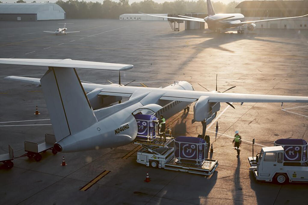 Universal Hydrogen hydrogen fuel-cell propulsion aircraft